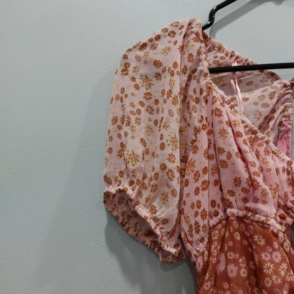 Free People Tessa Dress Primrose Combo Small - Picture 3 of 9